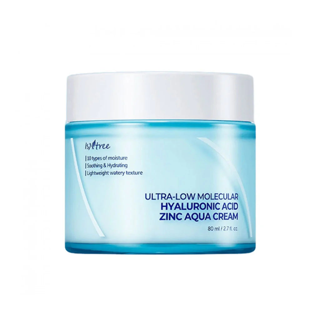 ISNTREE Ultra-Low Molecular Hyaluronic Acid Zinc Aqua Cream 80ml