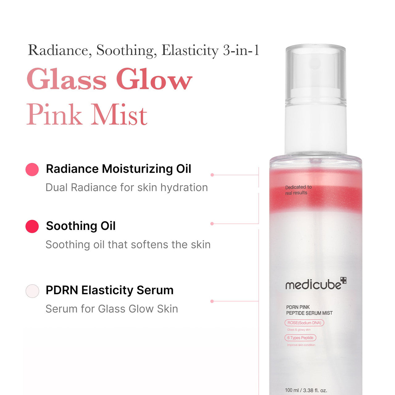 Medicube PDRN Pink Glutathione Serum Mist 100ml