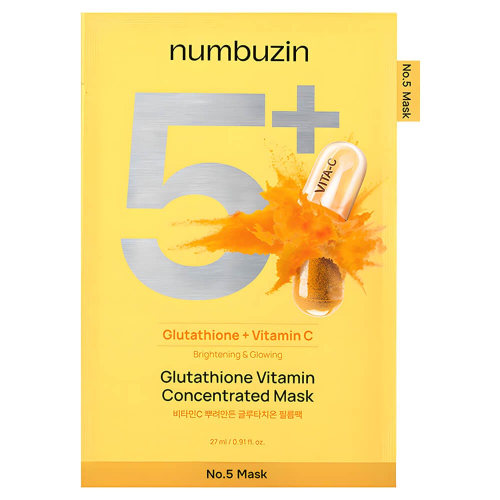 NUMBUZIN No.5+ Glutathione Vitamin Concentrated Mask 27ml (1ea)