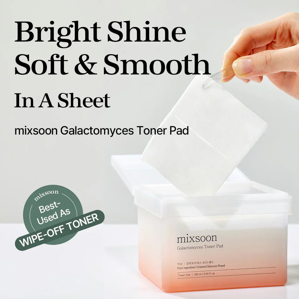 Mixsoon Galactomyces Toner Pad 280ml 60pcs