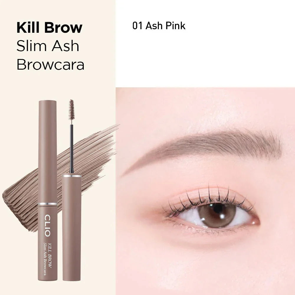 CLIO  Kill Brow Slim Ash Browcara - 4 Colors