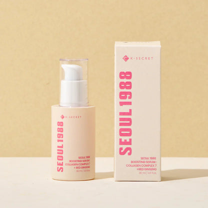 KSECRET SEOUL 1988 Boosting Serum: Collagen Complex 7 + Red Ginseng 30ml