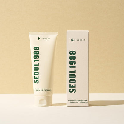 K-SECRET SEOUL 1988 Cleansing Foam : Pine Cica 1% + Probiotics