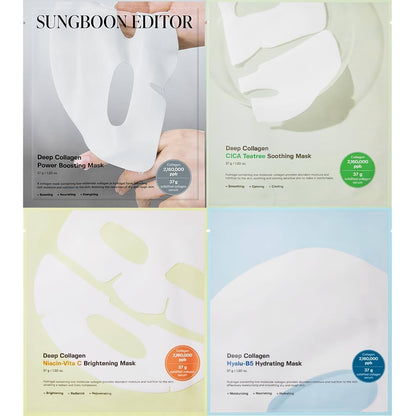 SUNGBOON EDITOR Deep Collagen Mask (4 Types)