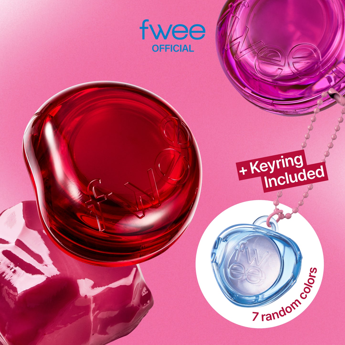 FWEE Lip & Cheek Glowy Jelly Pot 4g (19 colors)