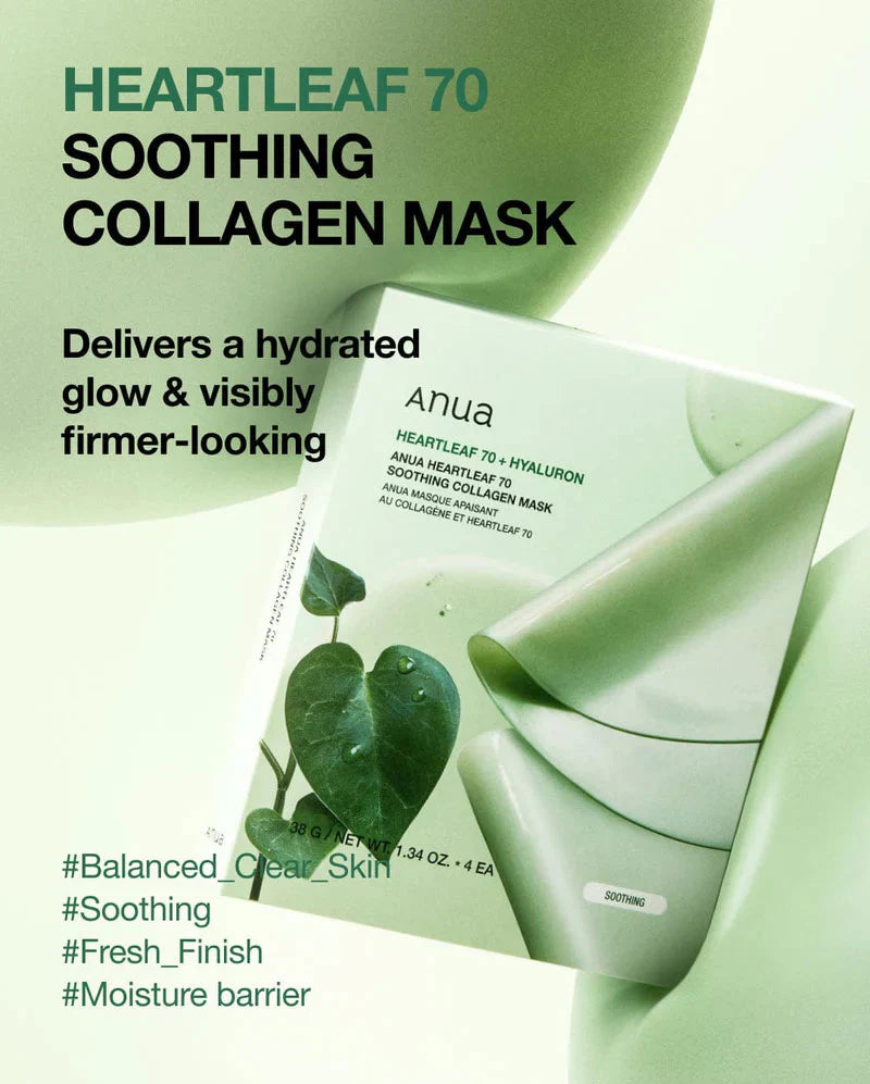 ANUA Heartleaf 70 Soothing Collagen Mask