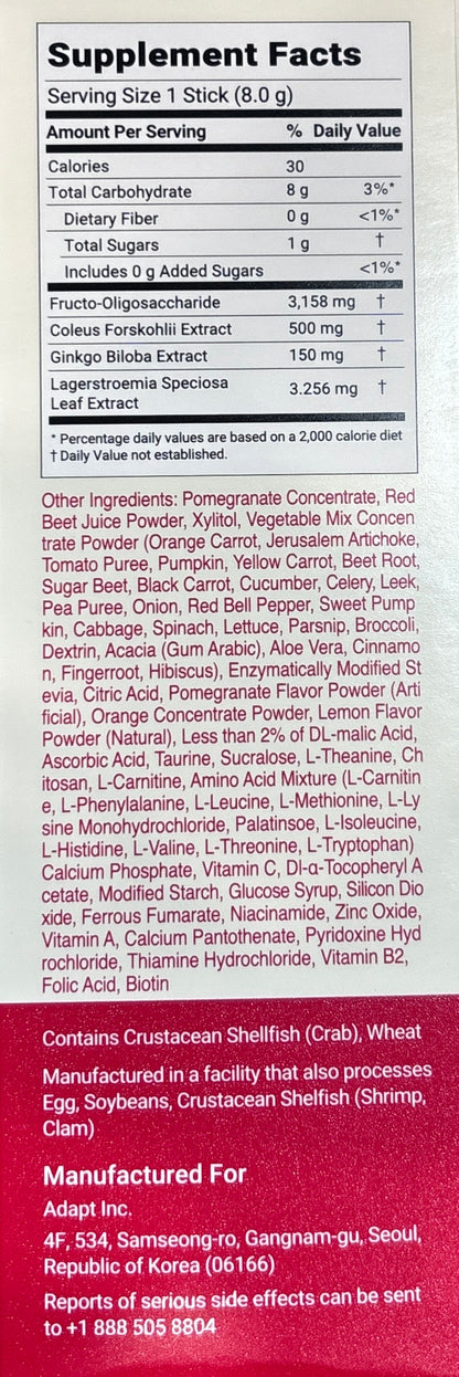 Foodology Coleology Drink Mix PRO 15 Sticks