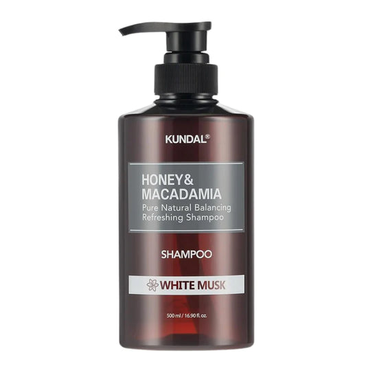 KUNDAL Honey & Macadamia Nature Shampoo – White Musk 500ml