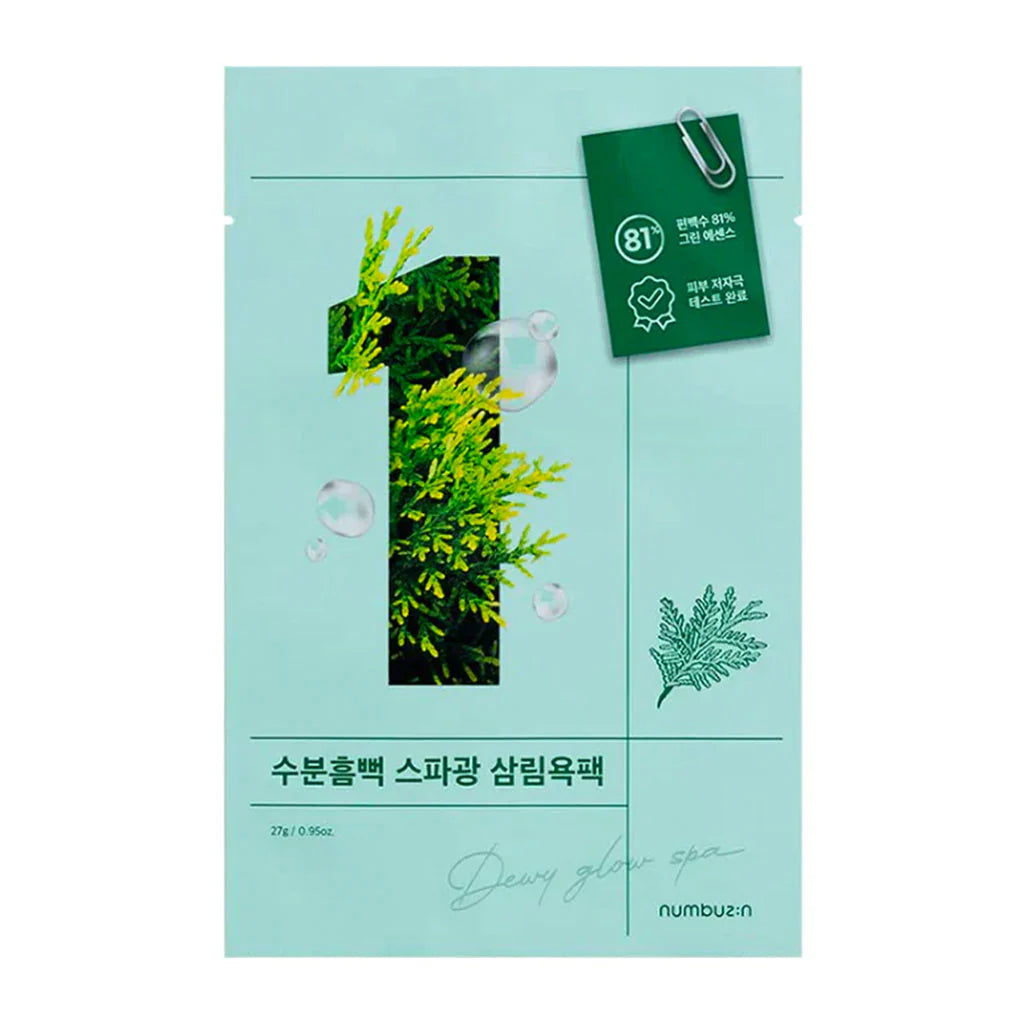 NUMBUZIN No.1 Dewy Glow Spa Sheet Mask 27g (1ea)