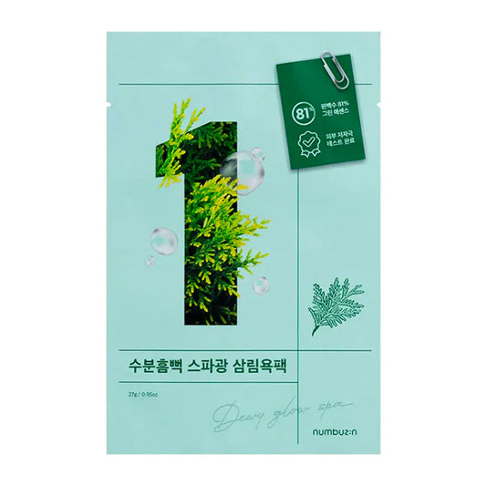 NUMBUZIN No.1 Dewy Glow Spa Sheet Mask 27g (1ea)