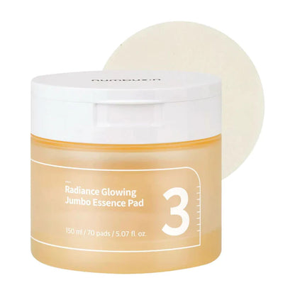 NUMBUZIN No.3 Radiance Glowing Jumbo Essence Pad 70 Pads / 150ml