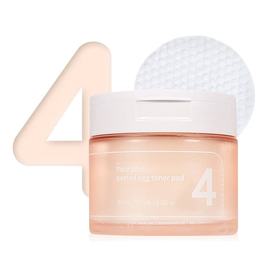 NUMBUZIN No.4 Pore Zero Peeled Egg Toner Pad 70 pads / 190ml