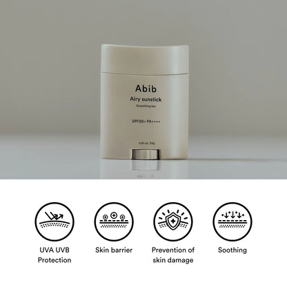 Abib Airy Sunstick Smoothing Bar 23g