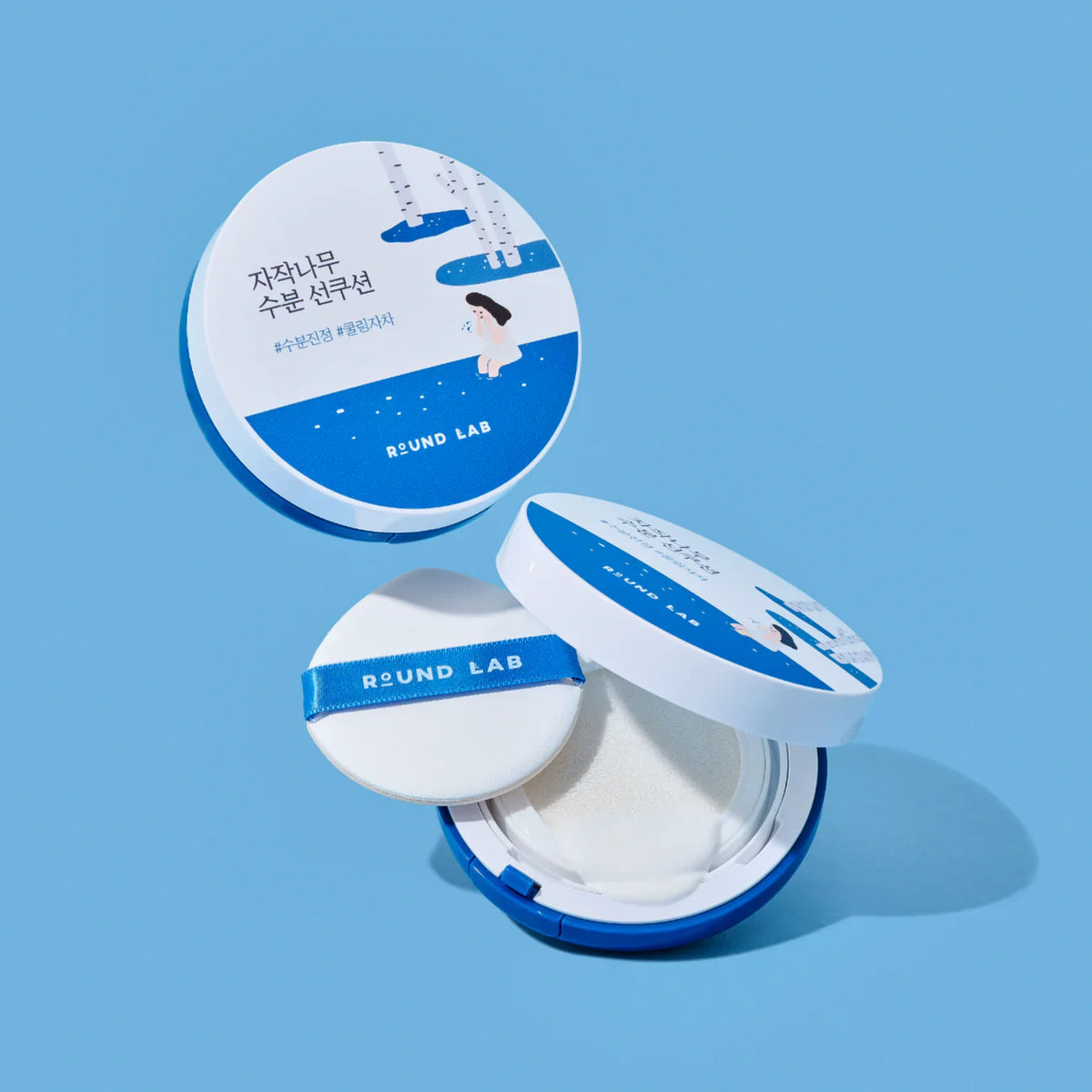 Suchion Sunscreen Round Lab - Birch Moisturising Cushion Sunscreen SPF50+ – KIM BEAUTY ...
