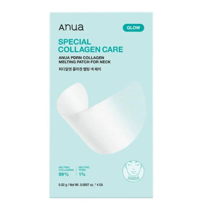 Anua PDRN Collagen Melting Patch For Neck 1 Box (4 Patches)