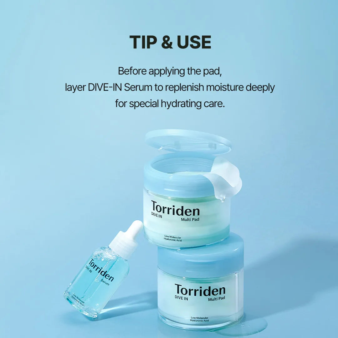 TORRIDEN - DIVE-IN LOW MOLECULE HYALURONIC ACID MULTI PAD 160ML (80EA)