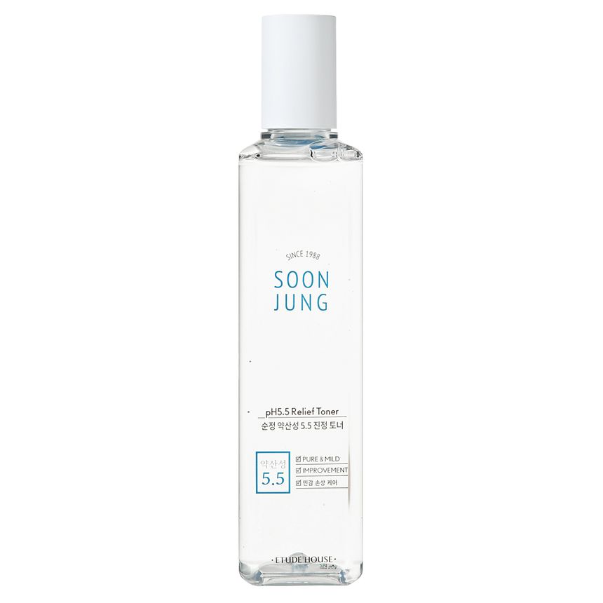 ETUDE HOUSE - Soon Jung pH 5.5 Relief Toner (Jumbo) 350mL