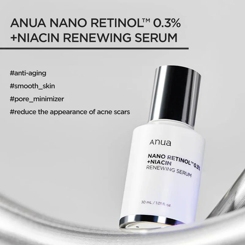 ANUA Nano Retinol 0.3% + Niacin Renewing Serum 30ml