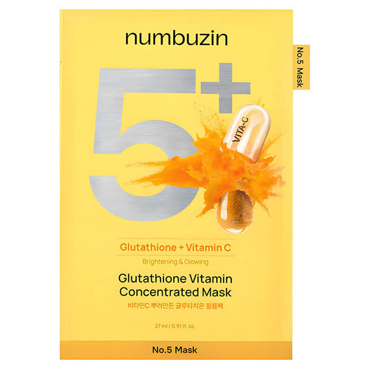 NUMBUZIN No.5+ Glutathione Vitamin Concentrated Mask 27ml (1ea)