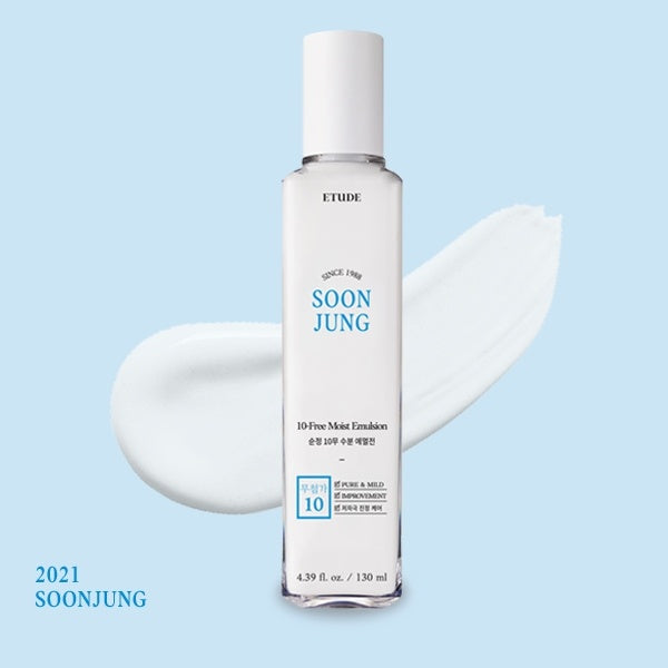 Etude House - Soon Jung 10-Free Moist Emulsion 130ml