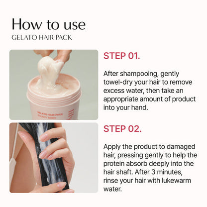 Lilyeve Repair:Turn Gelato Hair Pack Bouncy Berry 200ml